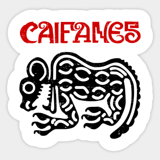 Caifanes - Rock en Español - Grunge design Sticker